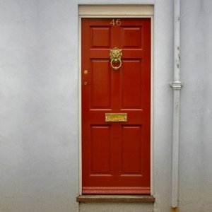 door with mortice lock